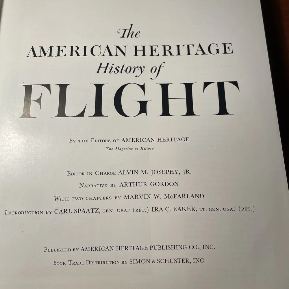 The American Heritage History of Flight, Hardcover, 1962, 1st. ed., Slipcase